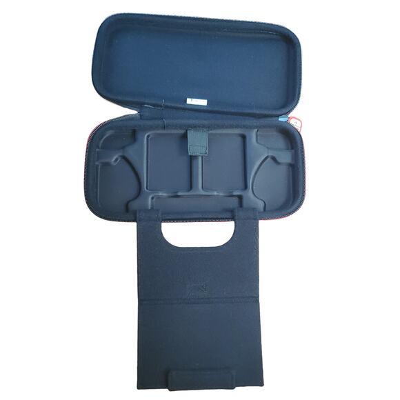 Nintendo Switch Black Case with Top Handle Full Zip Around Travel Stand - Picture 4 of 11